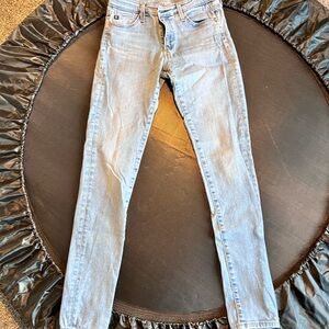 AG Adriano Goldschmied Light Wash Skinny Jeans